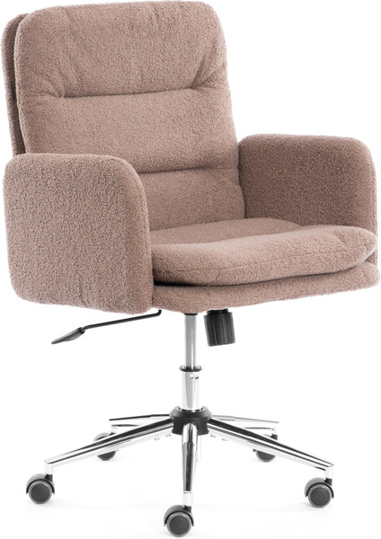 Изображение товара Кресло офисное Tetchair Dover (хром/букле/коричневый)