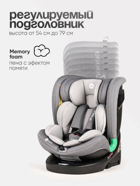 Изображение товара Автокресло Tomix Isofix DS95 (Grey)