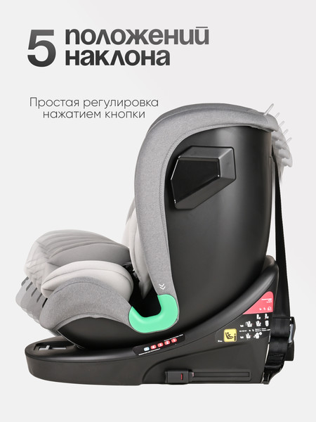 Изображение товара Автокресло Tomix Isofix DS95 (Grey)
