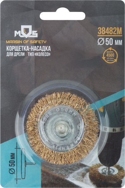 Изображение товара Щетка для электроинструмента MOS Колесо / 38482М