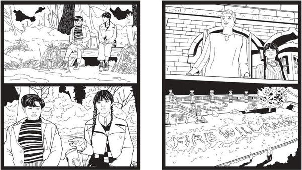 Изображение товара Раскраска Эксмо Wednesday, мягкая обложка