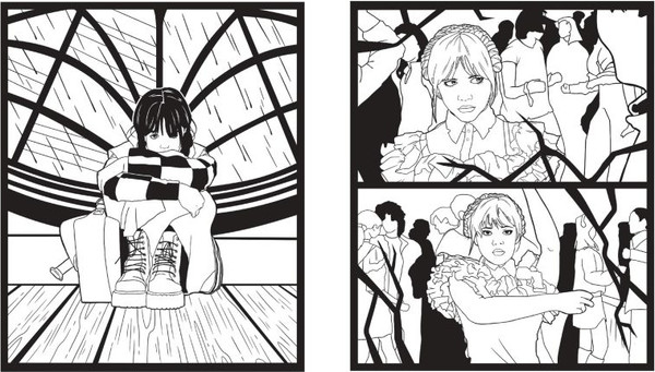 Изображение товара Раскраска Эксмо Wednesday, мягкая обложка