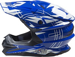 Изображение товара Мотошлем AiM JK803S / 803-016-XS (XS, синий/белый)