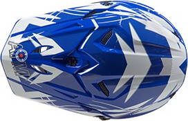 Изображение товара Мотошлем AiM JK803S / 803-016-XXL (XXL, синий/белый)