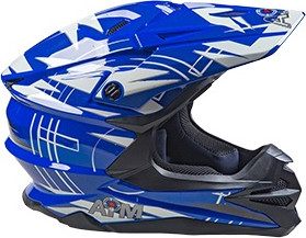 Изображение товара Мотошлем AiM JK803S / 803-016-XXXL (XXXL, синий/белый)