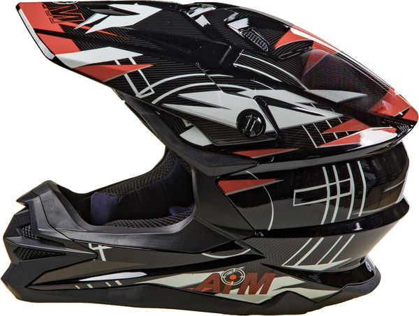 Изображение товара Мотошлем AiM JK803S / 803-018-XXL (XXL, оранжевый/черный)