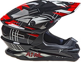 Изображение товара Мотошлем AiM JK803S / 803-019-XL (XL, красный/черный)
