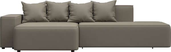 Изображение товара Диван угловой Лига Диванов Лига-079 левый / 129816L (экокожа Grifon 04 бежевый)