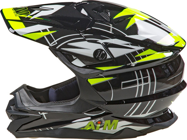 Изображение товара Мотошлем AiM JK803S / 803-020-XL (XL, желтый/черный)