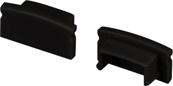 Изображение товара Заглушка для профиля Arlight LINE-1708 BLACK глухая / 040316