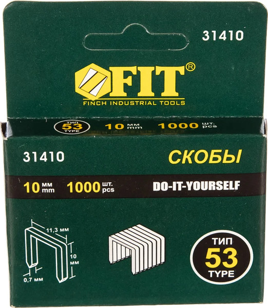 Изображение товара Скобы FIT 11.3x0.7мм / 31410