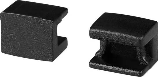Изображение товара Заглушка для профиля Arlight PLINTUS-FANTOM-BENT BLACK глухая / 043662
