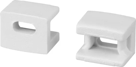 Изображение товара Заглушка для профиля Arlight PLINTUS-FANTOM-BENT WHITE с отверстием / 043898