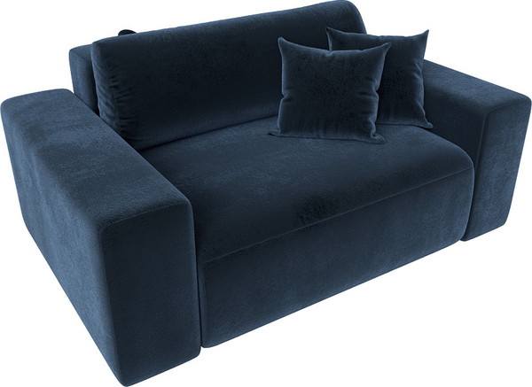 Изображение товара Кресло-кровать Лига Диванов Лига-036 НПБ / 127816 (велюр Tower 13 синий)