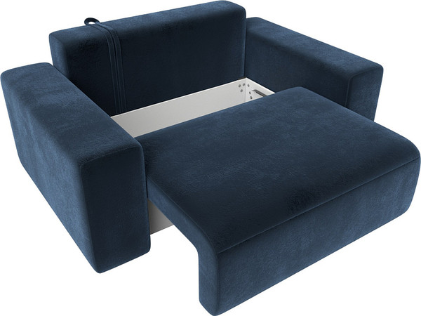 Изображение товара Кресло-кровать Лига Диванов Лига-036 НПБ / 127816 (велюр Tower 13 синий)