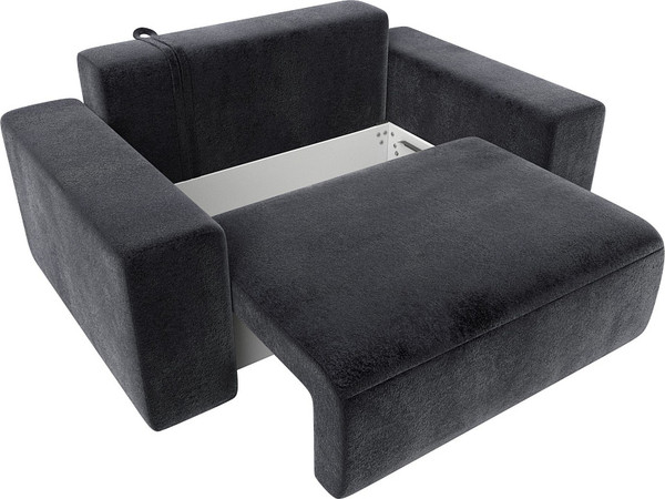 Изображение товара Кресло-кровать Лига Диванов Лига-036 НПБ / 127823 (велюр Tower 11 темно-серый)