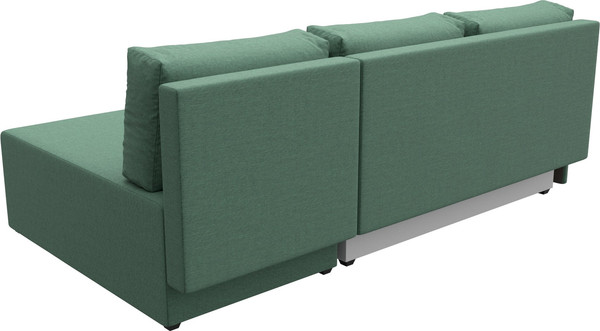 Изображение товара Диван угловой Лига Диванов Поло правый / 124818 (рогожка амур зеленый)