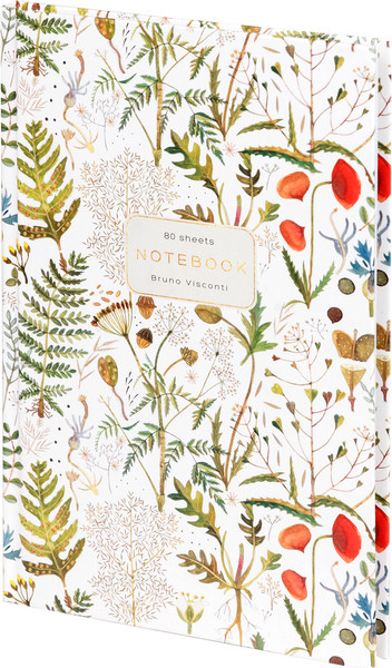 Изображение товара Блокнот Альт Flora. Луговые травы / 3-80-072/45 (80л, клетка)