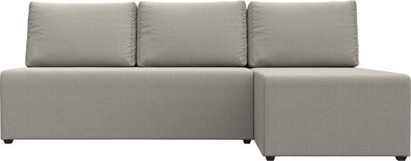 Изображение товара Диван угловой Лига Диванов Поло правый / 125528 (рогожка амур бежевый)