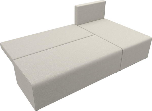 Изображение товара Диван угловой Лига Диванов Поло правый / 125528 (рогожка амур бежевый)