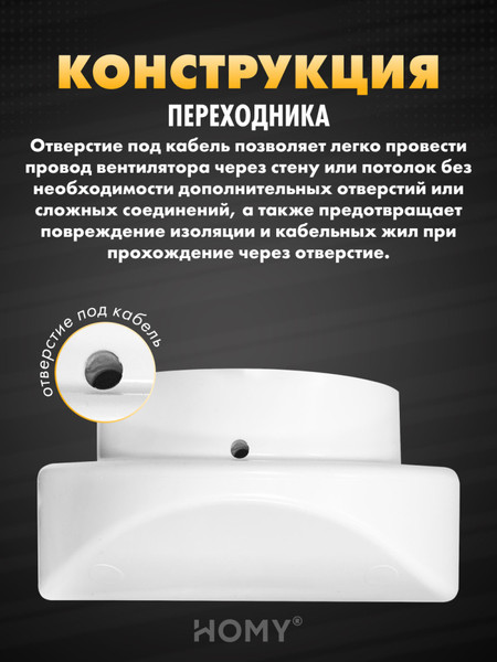 Изображение товара Вентилятор накладной Homy Air AO125WS