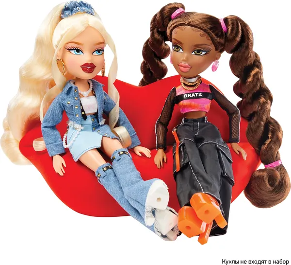 Изображение товара Аксессуар для куклы MGA Bratz. Диван в форме губ / 43552