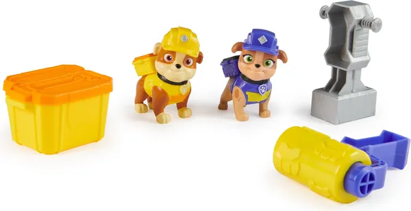 Изображение товара Игровой набор PAW Patrol Крепыш и Микс с кинетическим песком / 64595