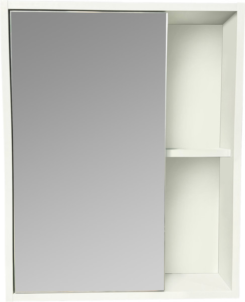 Изображение товара Шкаф с зеркалом для ванной Runo Эко 60 (белый)