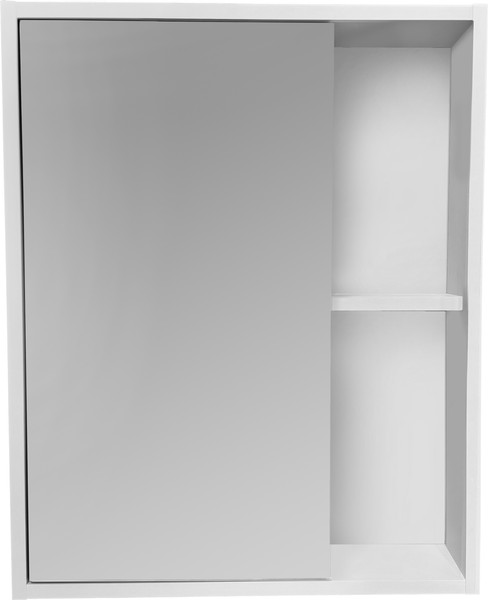 Изображение товара Шкаф с зеркалом для ванной Runo Эко 52 (серый)