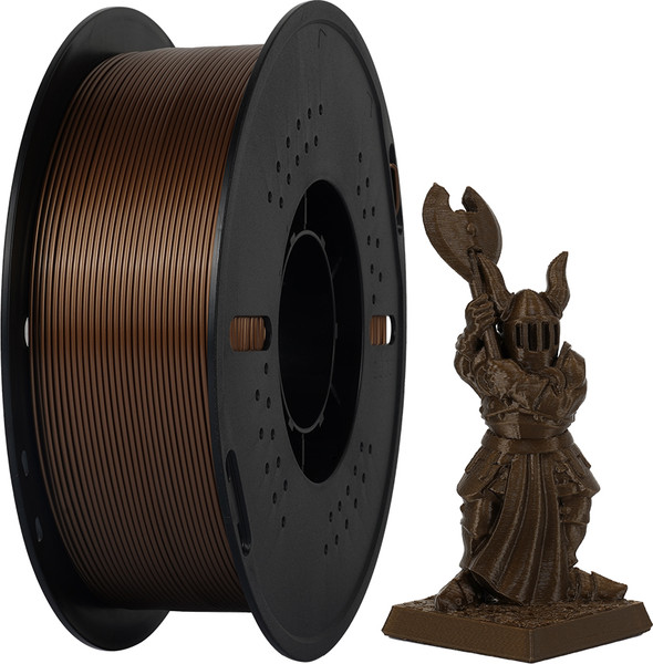Изображение товара Пластик для 3D-печати Kingroon PETG Economic Metallic Copper 1.75mm / NPETG009-ZX (1кг)