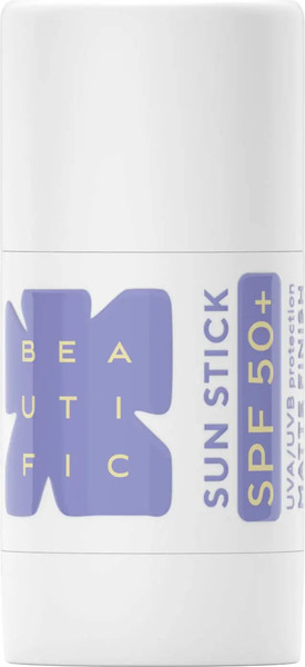 Изображение товара Стик солнцезащитный Beautific с SPF 50 матирующий (20мл)