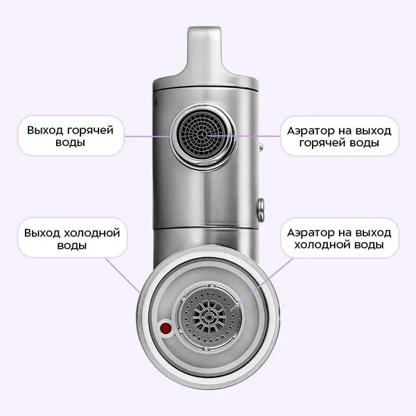 Изображение товара Проточный водонагреватель Kitfort КТ-6527