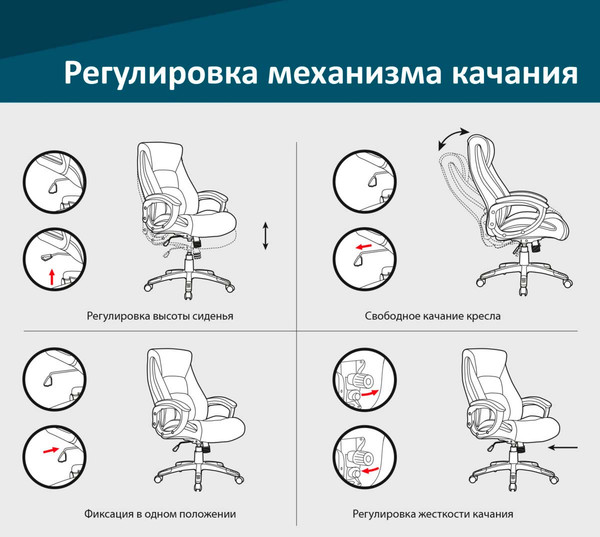 Изображение товара Механизм качания для кресла Brabix 532006