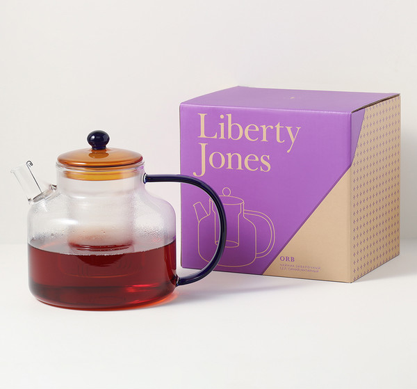 Изображение товара Заварочный чайник Liberty Jones Orb / LJ0000448 (синий/янтарный)