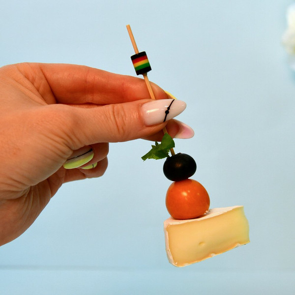 Изображение товара Набор шпажек для канапе Мультидом Бочонки NEW / BJ80-585 (24шт)