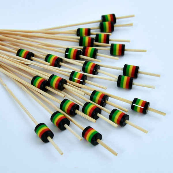 Изображение товара Набор шпажек для канапе Мультидом Бочонки NEW / BJ80-585 (24шт)