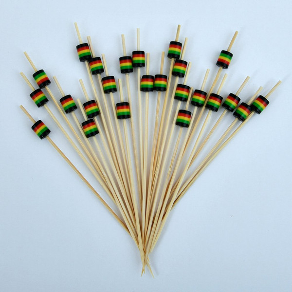 Изображение товара Набор шпажек для канапе Мультидом Бочонки NEW / BJ80-585 (24шт)