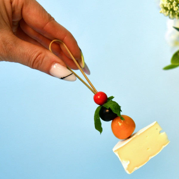 Изображение товара Набор шпажек для канапе Мультидом Петля с бусинкой NEW / BJ80-607 (24шт)