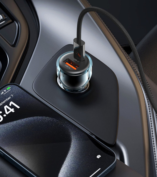 Изображение товара Зарядное устройство автомобильное XO A30+C30 / CC60 (синий)