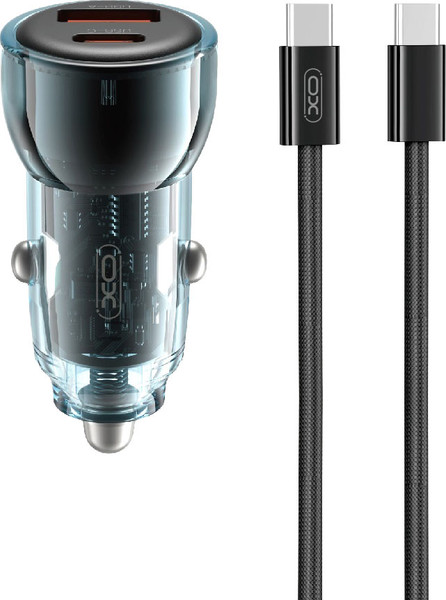 Изображение товара Зарядное устройство автомобильное XO A30+C30 / CC60 (синий)