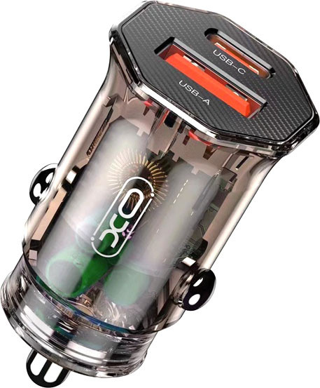 Изображение товара Адаптер питания автомобильный XO PD20W+QC3.0 18W / CC50