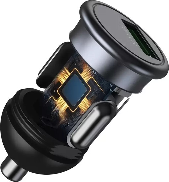 Изображение товара Адаптер питания автомобильный XO QC3.0 18W / CC46