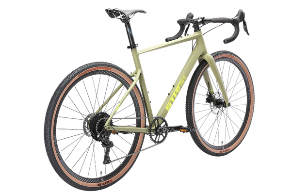 Изображение товара Велосипед STARK GRL 700.5 D 2025 (L, хаки матовый/лимонный)