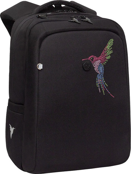 Изображение товара Школьный рюкзак Grizzly RG-566-8 (черный/розовый)