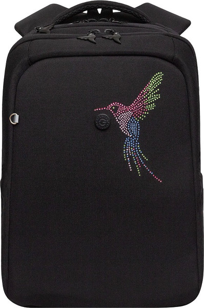 Изображение товара Школьный рюкзак Grizzly RG-566-8 (черный/розовый)