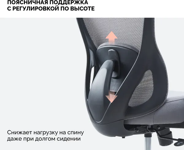 Изображение товара Кресло офисное Sparx FRS-18 (Dino Black/Light Grey)