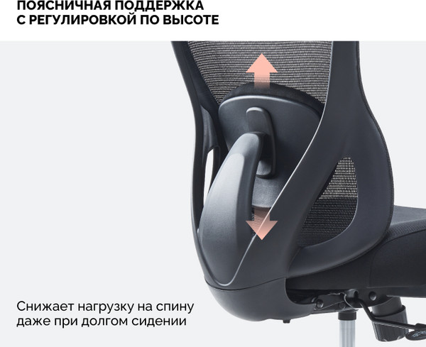 Изображение товара Кресло офисное Sparx FRS-19 (Dino Black/Black)