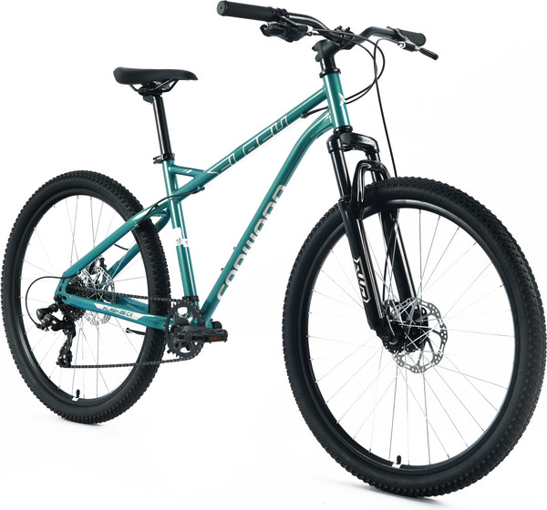 Изображение товара Велосипед Forward Flash CX 26 2025 (17, зеленый/бежевый, разобранный, в коробке)