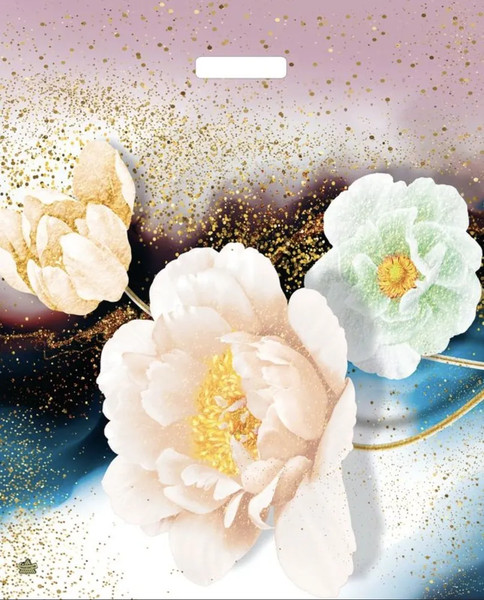 Изображение товара Пакет подарочный ТИКО-Пластик Цветочный БИГ (60x50см)