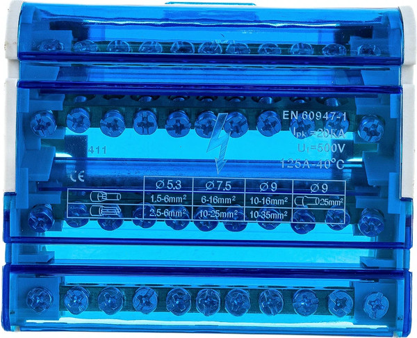 Изображение товара Шина нулевая в корпусе Stekker LD505-411 / 39684